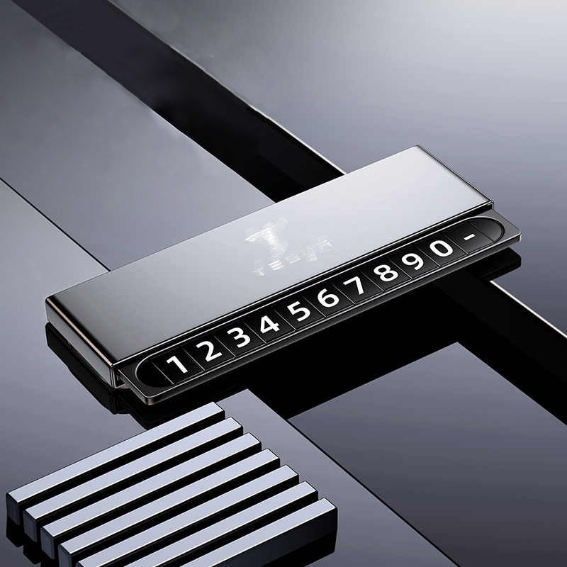 Automotive Phone Number Plate